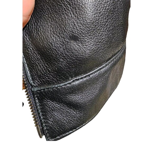 Wilsons Leather Jacket Womens Size Medium Thinsulate Lined Black Soft Leather - Picture 6 of 14